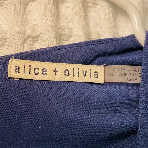 Alice + Olivia Navy Mini Shift Dress - SO Pretty! - Picture 5 of 6